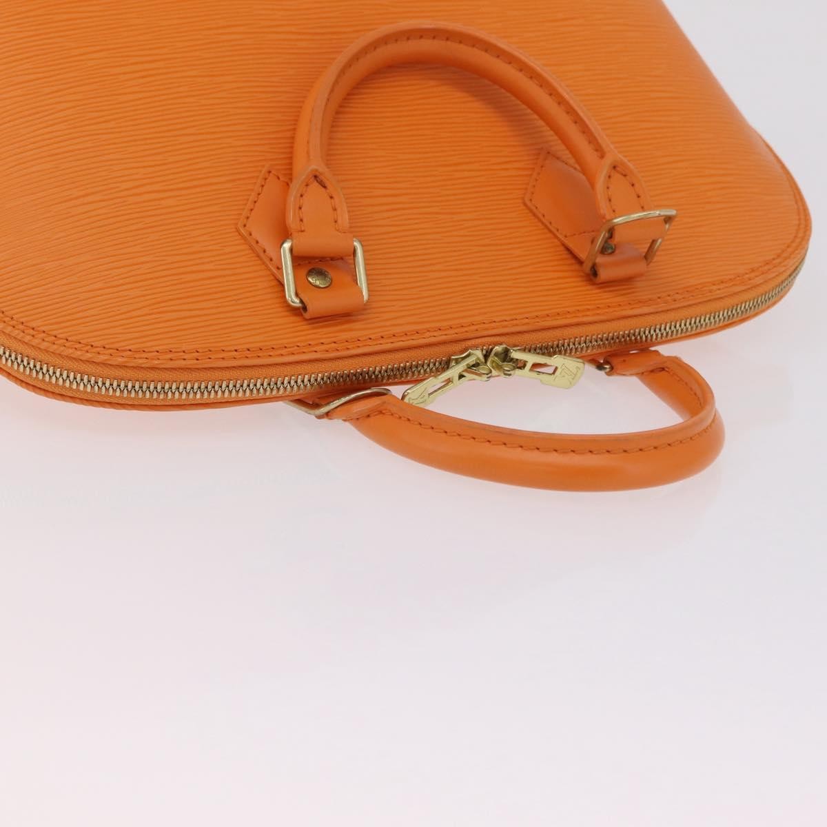 Louis Vuitton Alma Epi Leather, Orange, Leather, Handbag