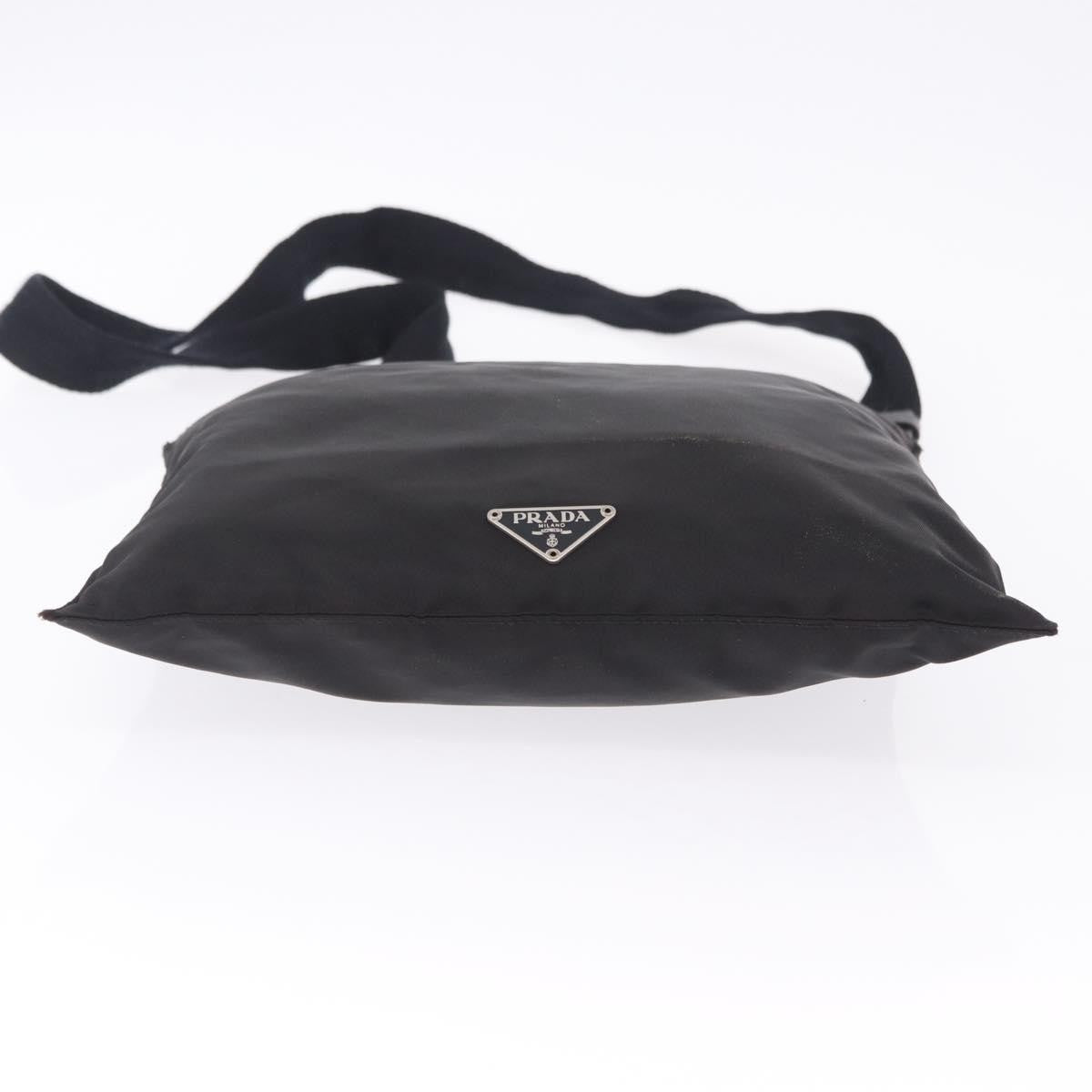 Prada Shoulder Tessuto, Black, Nylon, Shoulder Bag