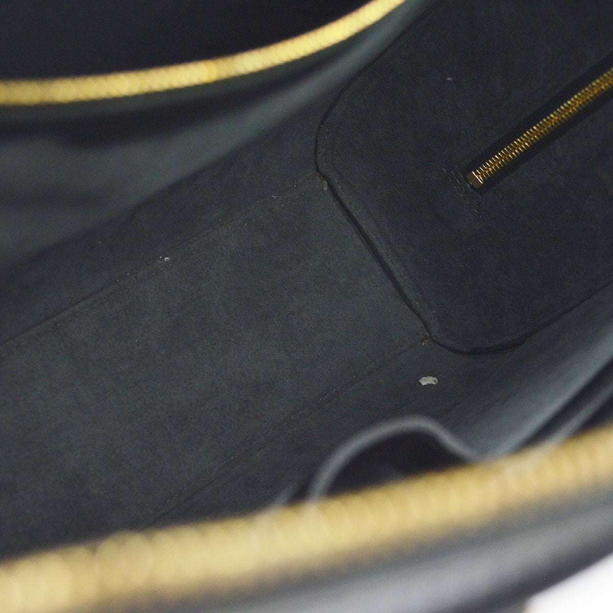 Louis Vuitton Sorbonne Epi Leather, Black, Leather, Handbag