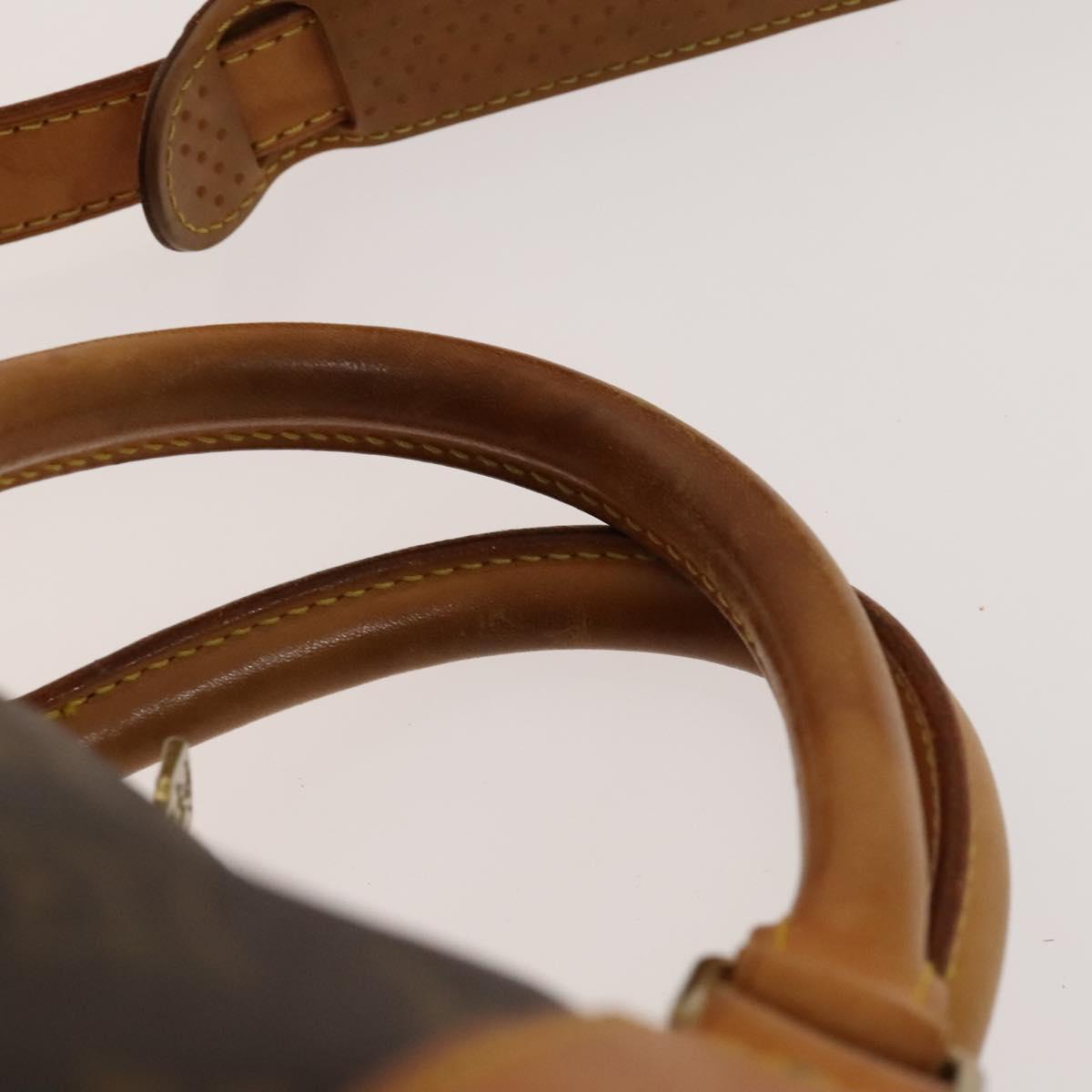 Louis Vuitton Keepall Bag Monogram Canvas, BROWN, CANVAS, Travel bag