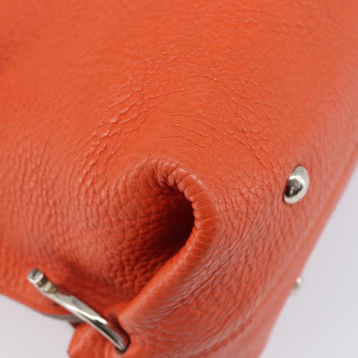 Salvatore Ferragamo Soft Sofia Leather, Orange, Leather, Tote Bag