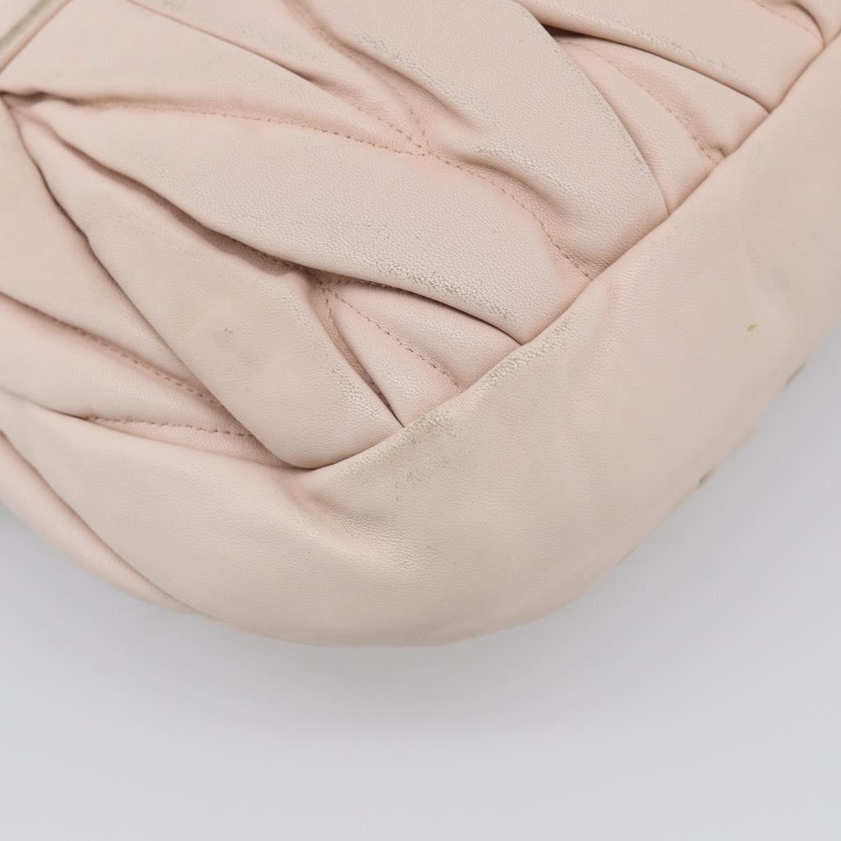 Miu Miu Coffer Hobo Matelasse Leather, Pink, Leather, Handbag