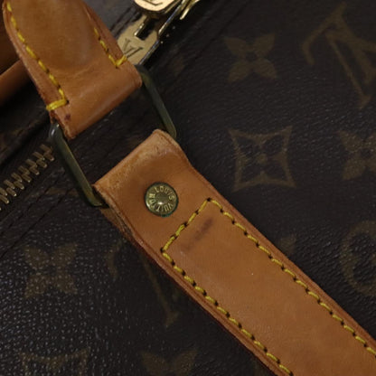 Louis Vuitton Keepall Bag Monogram Canvas, BROWN, CANVAS, Travel bag