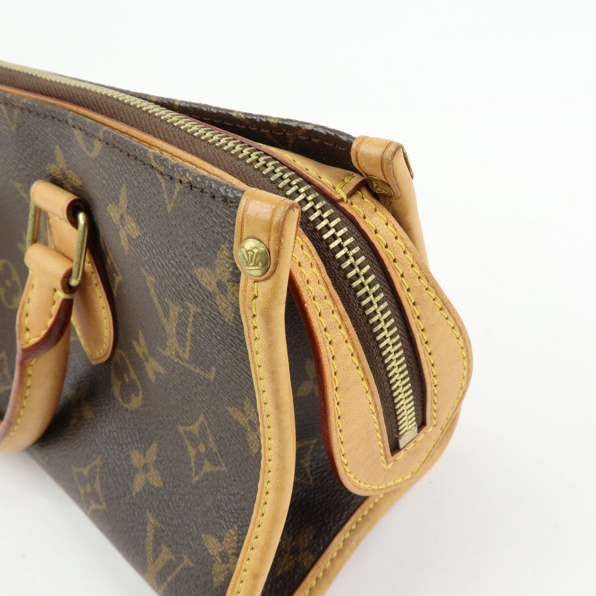 Louis Vuitton Popincourt Handle Monogram Canvas, Brown, Canvas, Handbag