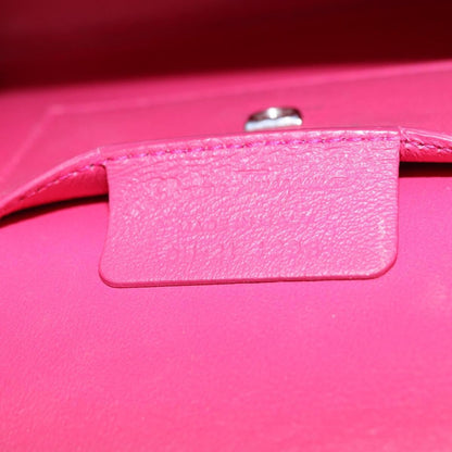 Salvatore Ferragamo Boxyz Top Handle Leather, Pink, Leather, Handbag