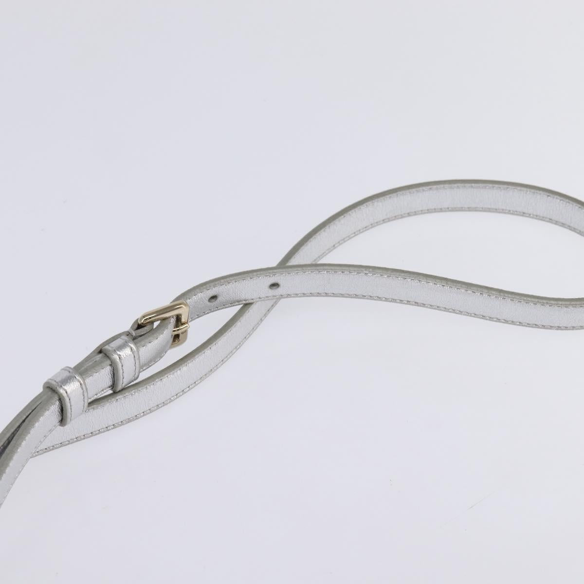 Christian Dior Lady cannage Matelassé, SILVER, LEATHER, Handbag