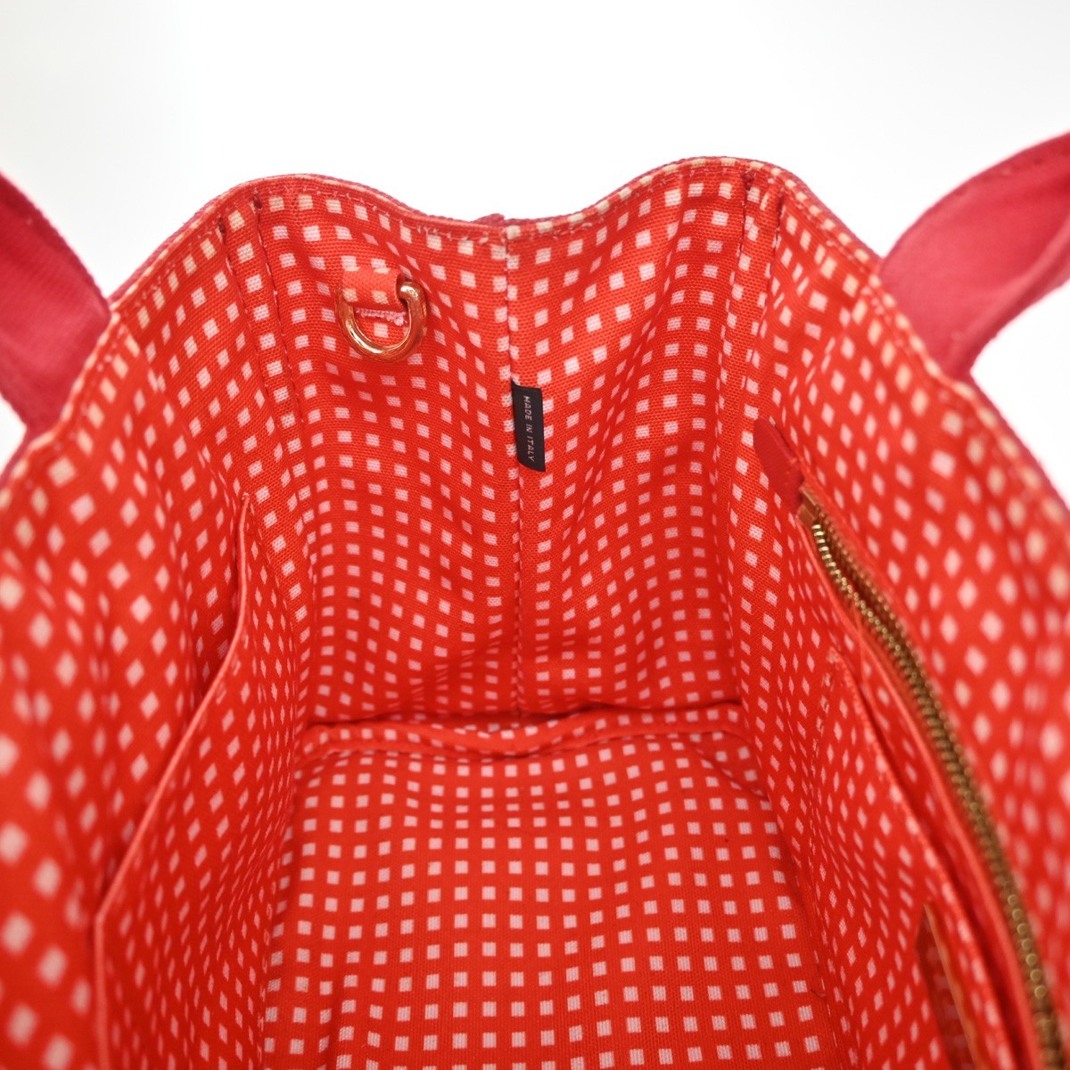 Prada Canapa Canvas, Red, Canvas, Tote Bag