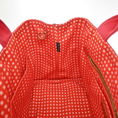 Prada Canapa Canvas, Red, Canvas, Tote Bag