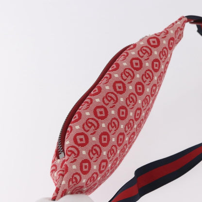 Gucci Children's Belt Printed GG Coated Canvas, Red, Canvas, Handbag