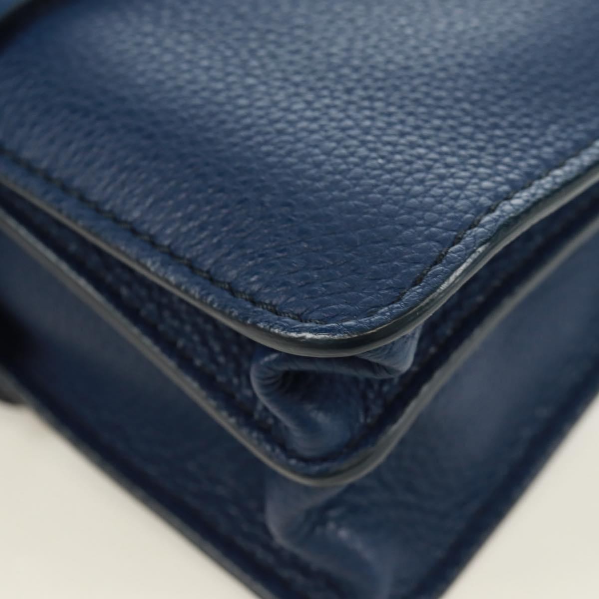 Chloe Aby Day Leather, Blue, Leather, Handbag