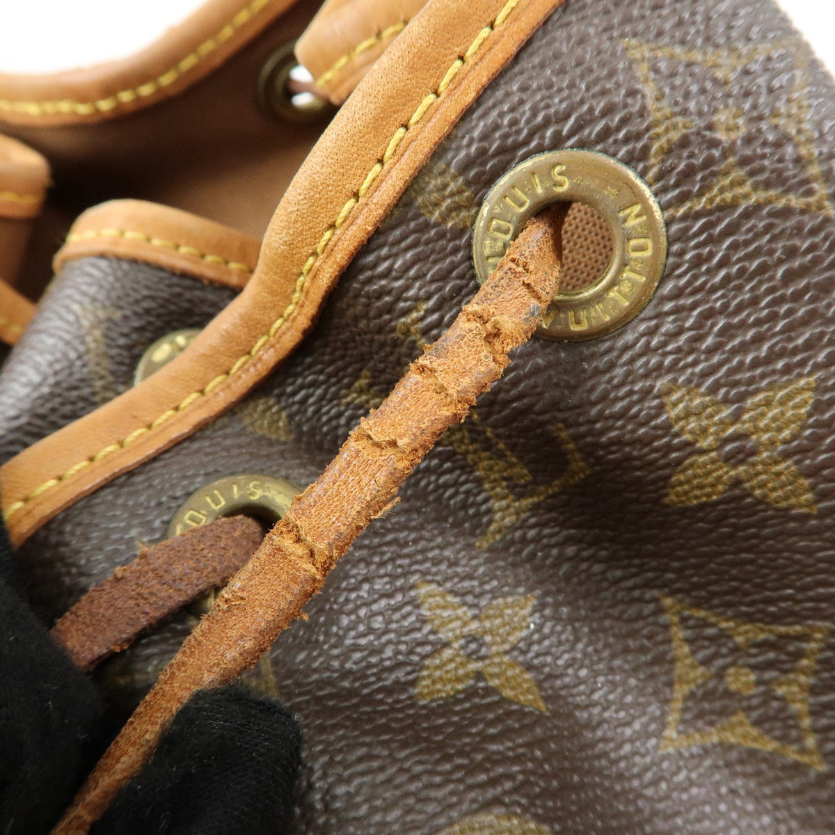 Louis Vuitton Vintage Montsouris Monogram Canvas, Brown, Canvas, Backpack