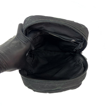 Prada Zip Sling Re-Nylon, Black, Nylon, Backpack