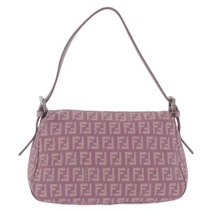 Fendi Baguette Zucchino Canvas, Purple, Canvas, Handbag