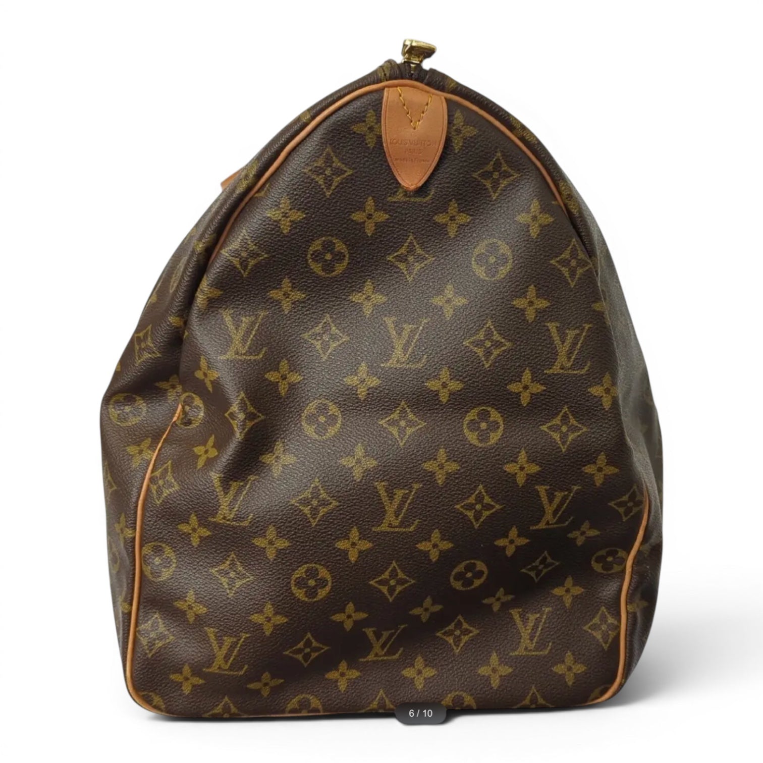 Louis Vuitton Keepall Monogram Canvas, Brown, Canvas, Travel Bag