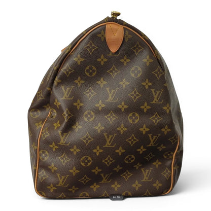 Louis Vuitton Keepall Monogram Canvas, Brown, Canvas, Travel Bag