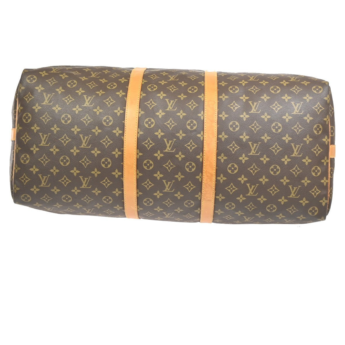 Louis Vuitton Keepall Bandoulière Monogram, Brown, Canvas, Travel Bag