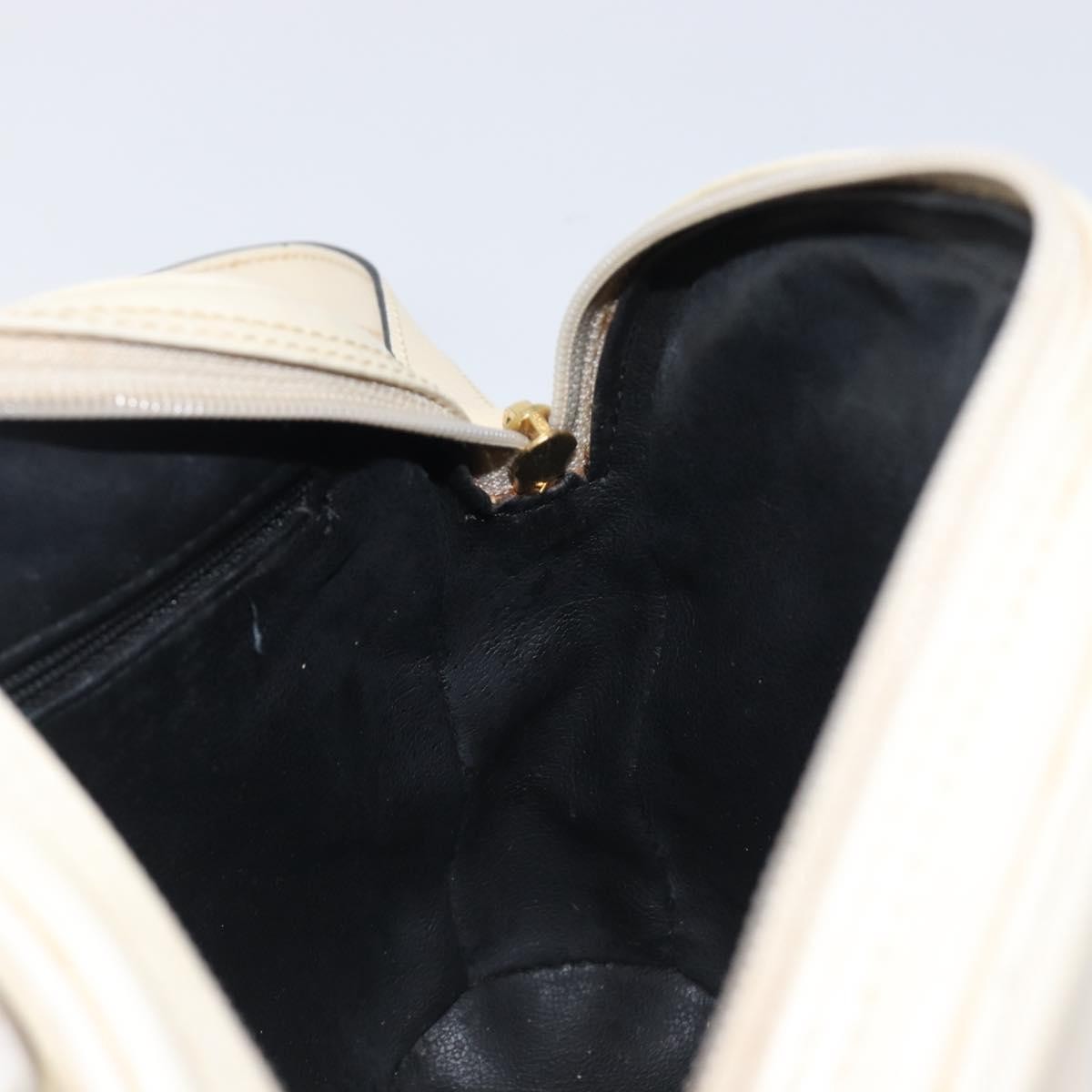 Saint Laurent Vintage Shoulder bag Leather, Beige, Leather, Shoulder Bag