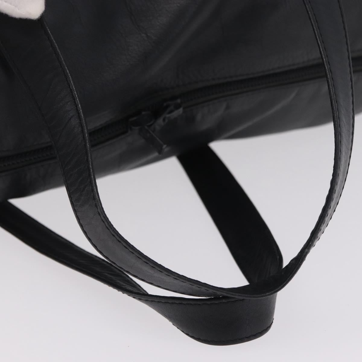 Loewe Travel Line Boston, Black, Leather, Travel Bag