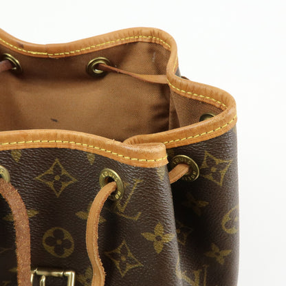 Louis Vuitton Montsouris Monogram Canvas, Brown, Canvas, Backpack