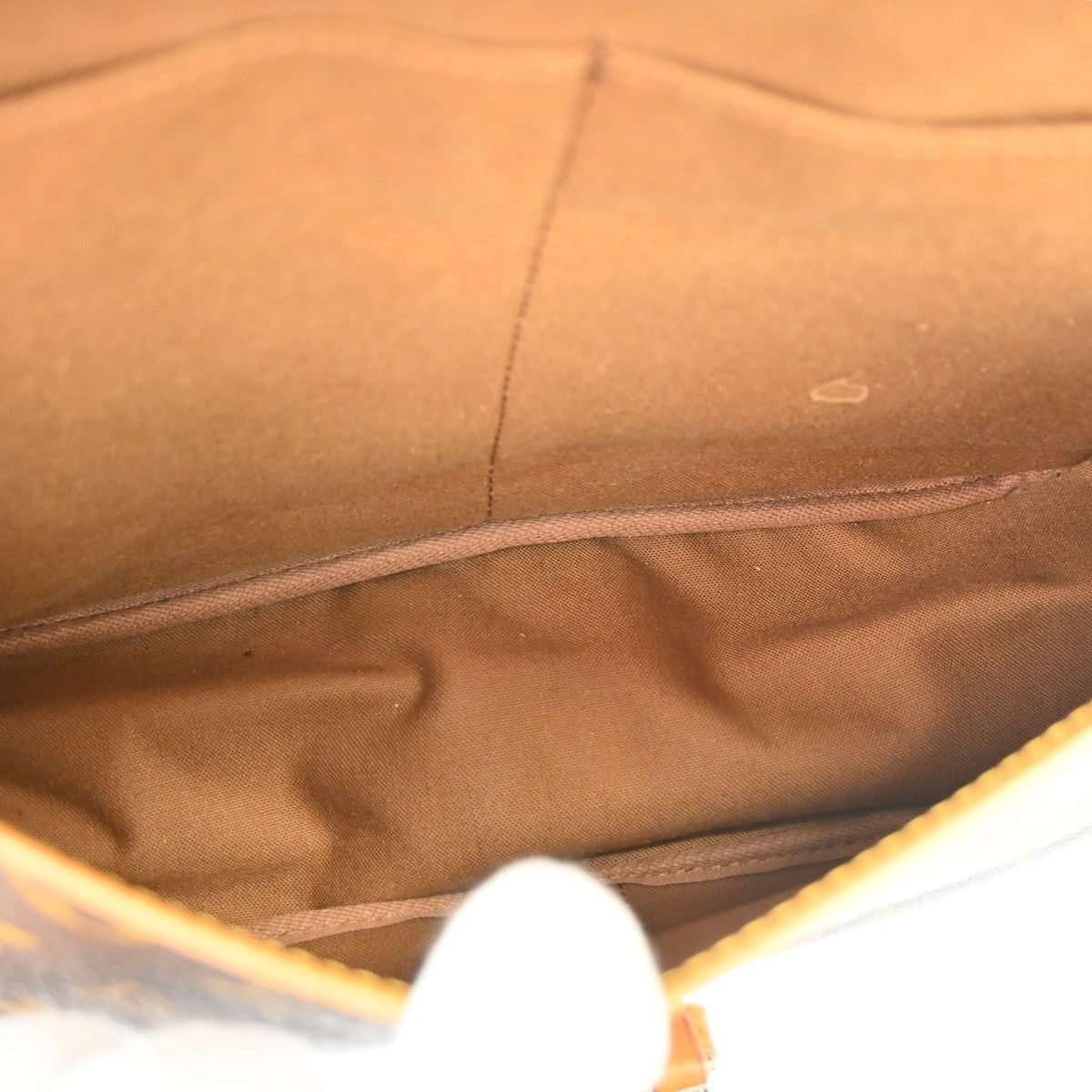 Louis Vuitton Saumur Monogram Canvas, Brown, Canvas, Shoulder Bag