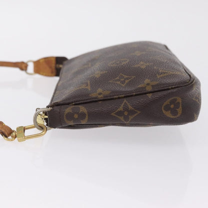 Louis Vuitton Pochette Accessoires Monogram Canvas, Brown, Canvas, Clutch