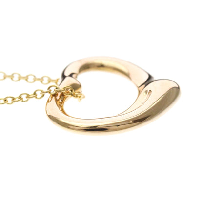 Tiffany & Co. Elsa Peretti Open Heart Pendant 18K Rose Gold, Pink, Pink Gold, Necklace