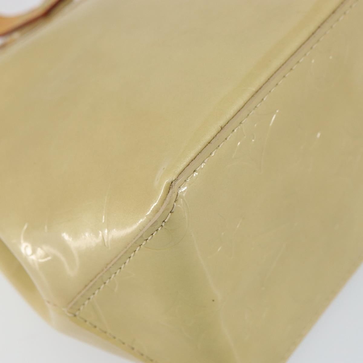 Louis Vuitton Reade Monogram Vernis, Beige, Patent Leather, Handbag
