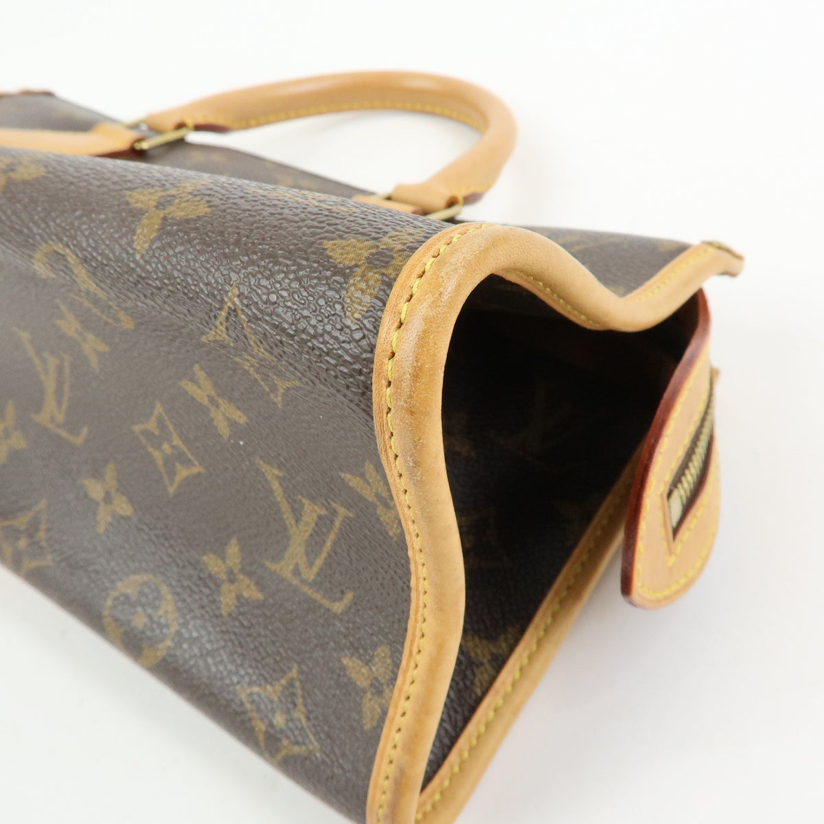 Louis Vuitton Popincourt Handle Monogram Canvas, Brown, Canvas, Handbag