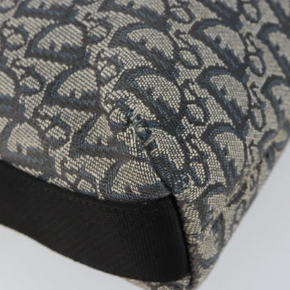 Christian Dior Vintage Trotter Canvas, Navy, Canvas, Shoulder Bag