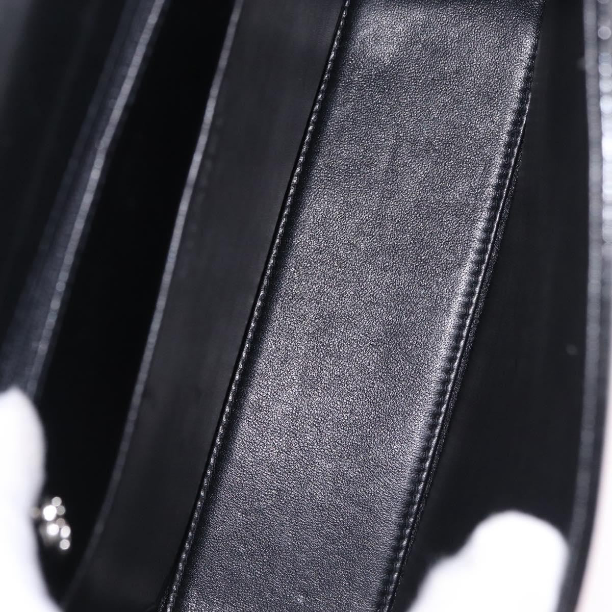 Chanel Vintage CC Box Flap Leather, Black, Patent Leather, Handbag