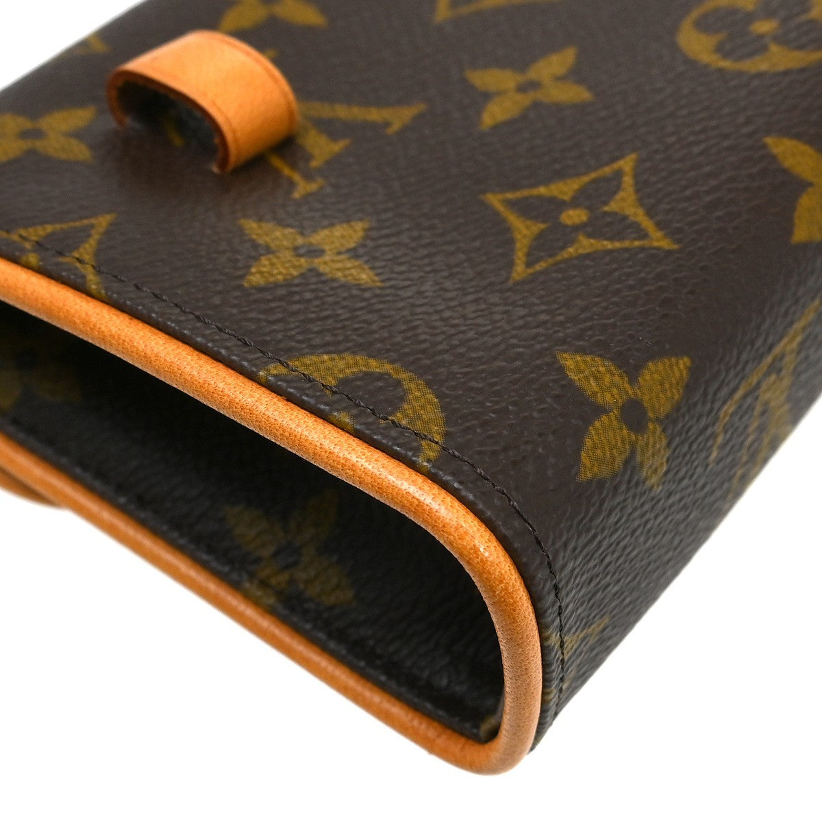 Louis Vuitton Florentine Monogram, Brown, Canvas, Clutch