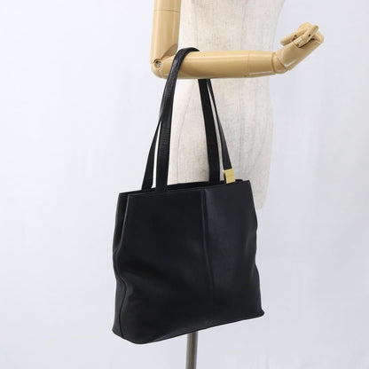 Burberry Vintage Leather, Black, Leather, Tote Bag