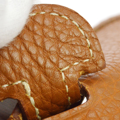 Hermes Evelyne Bag Gen I Togo, Gold, Leather, Handbag
