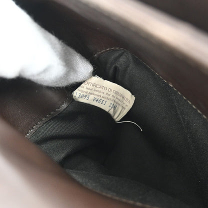 Bottega Veneta Envelope Intrecciato Nappa, Brown, Leather, Briefcase