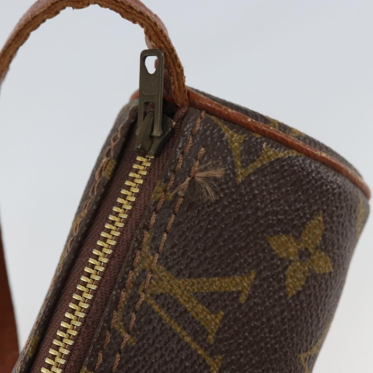 Louis Vuitton Papillon Pochette Monogram Canvas, Brown, Canvas, Clutch