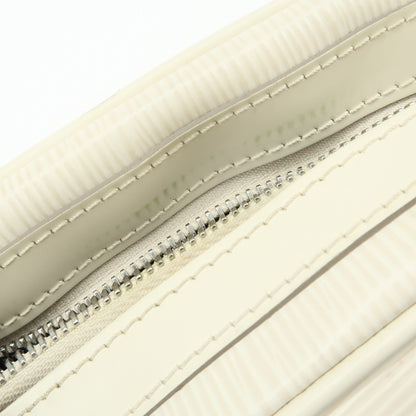 Louis Vuitton Montaigne Bowling Epi Leather, White, Leather, Handbag