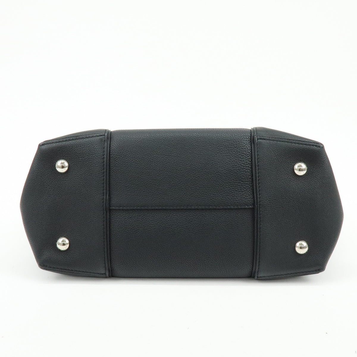 Louis Vuitton Soft Lockit Leather, Black, Leather, Handbag