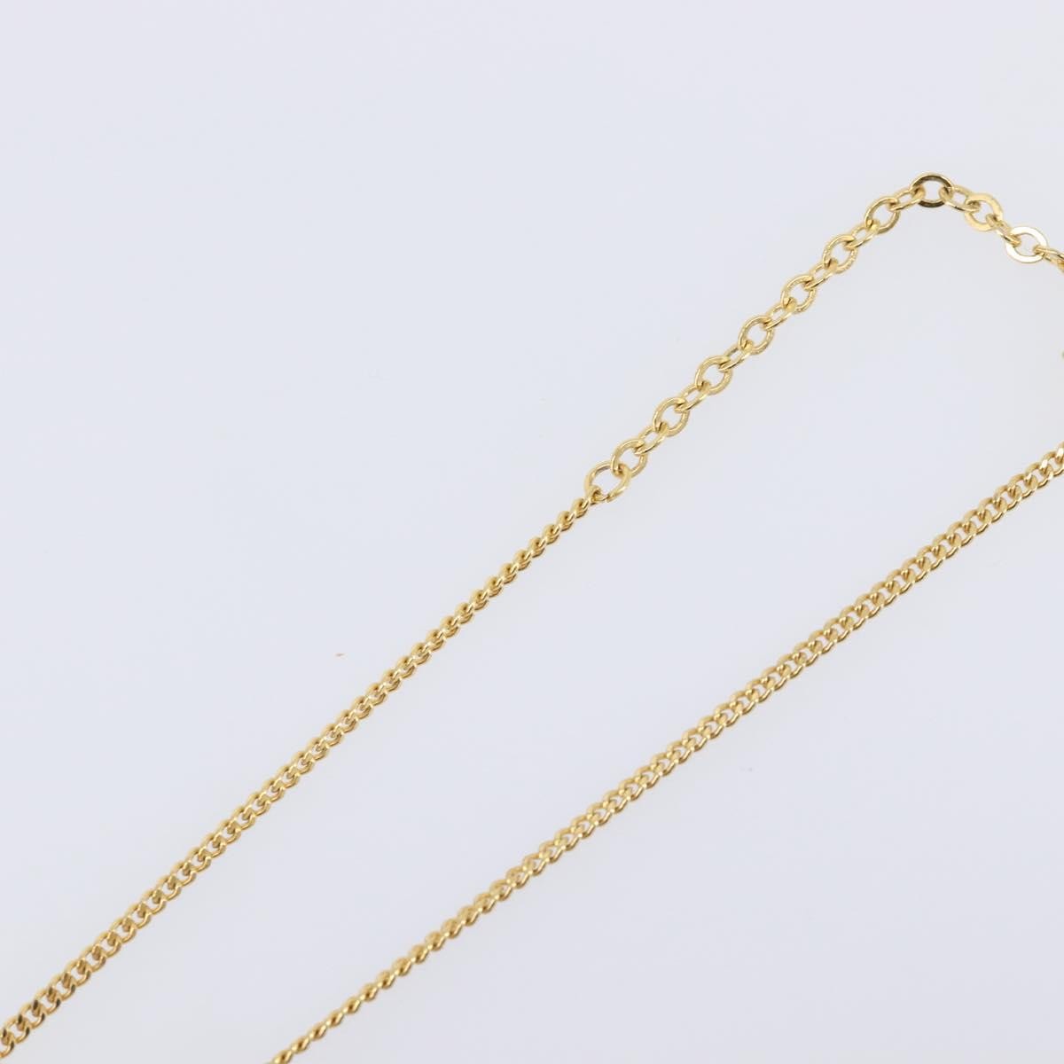 Christian Dior CD Pendant Metal, Gold, Metal, Necklace