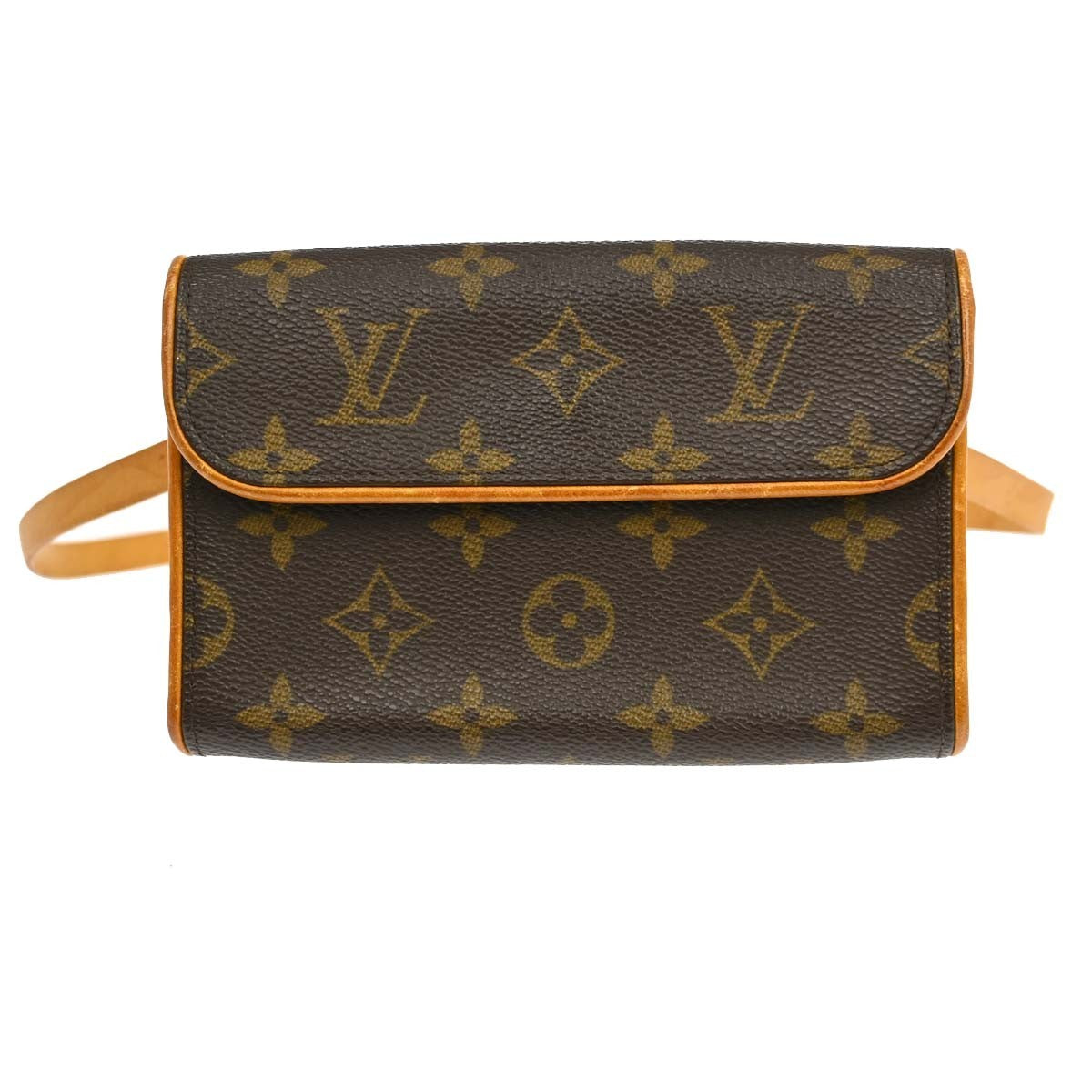 Louis Vuitton Florentine Waist Monogram Canvas, Brown, Canvas, Clutch