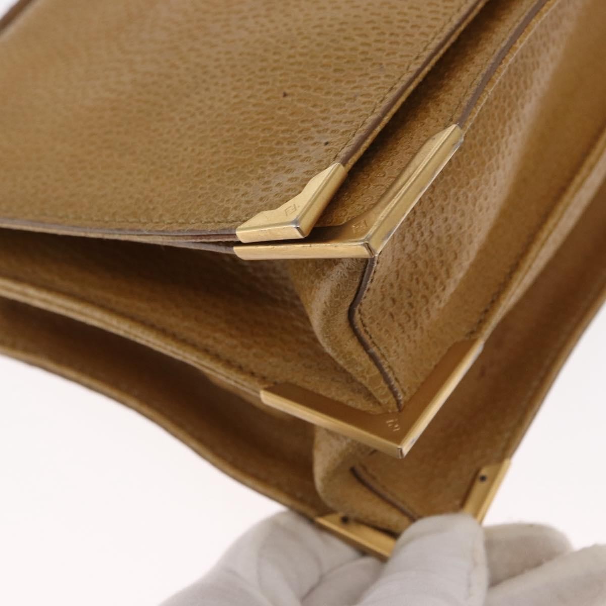 Fendi Classico No. 1 Zucca Canvas, Brown, Leather, Handbag