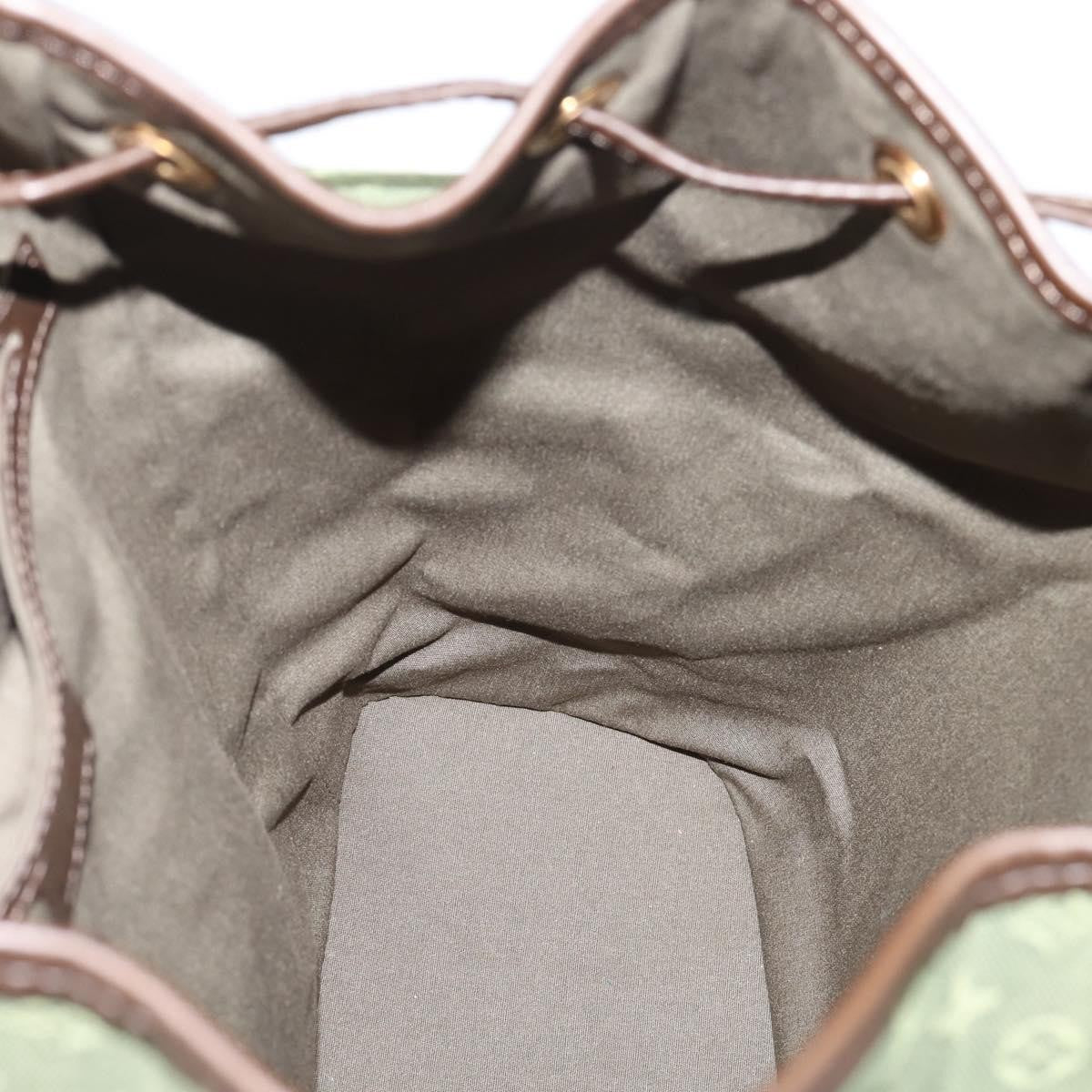 Louis Vuitton Vintage Montsouris Mini Lin, Khaki, Canvas, Backpack