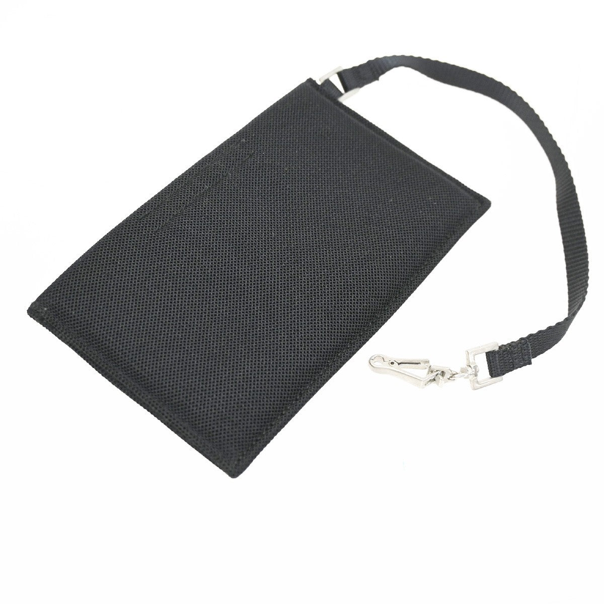 Prada Shoulder Canvas and Leather, Blue, Nylon, Shoulder Bag