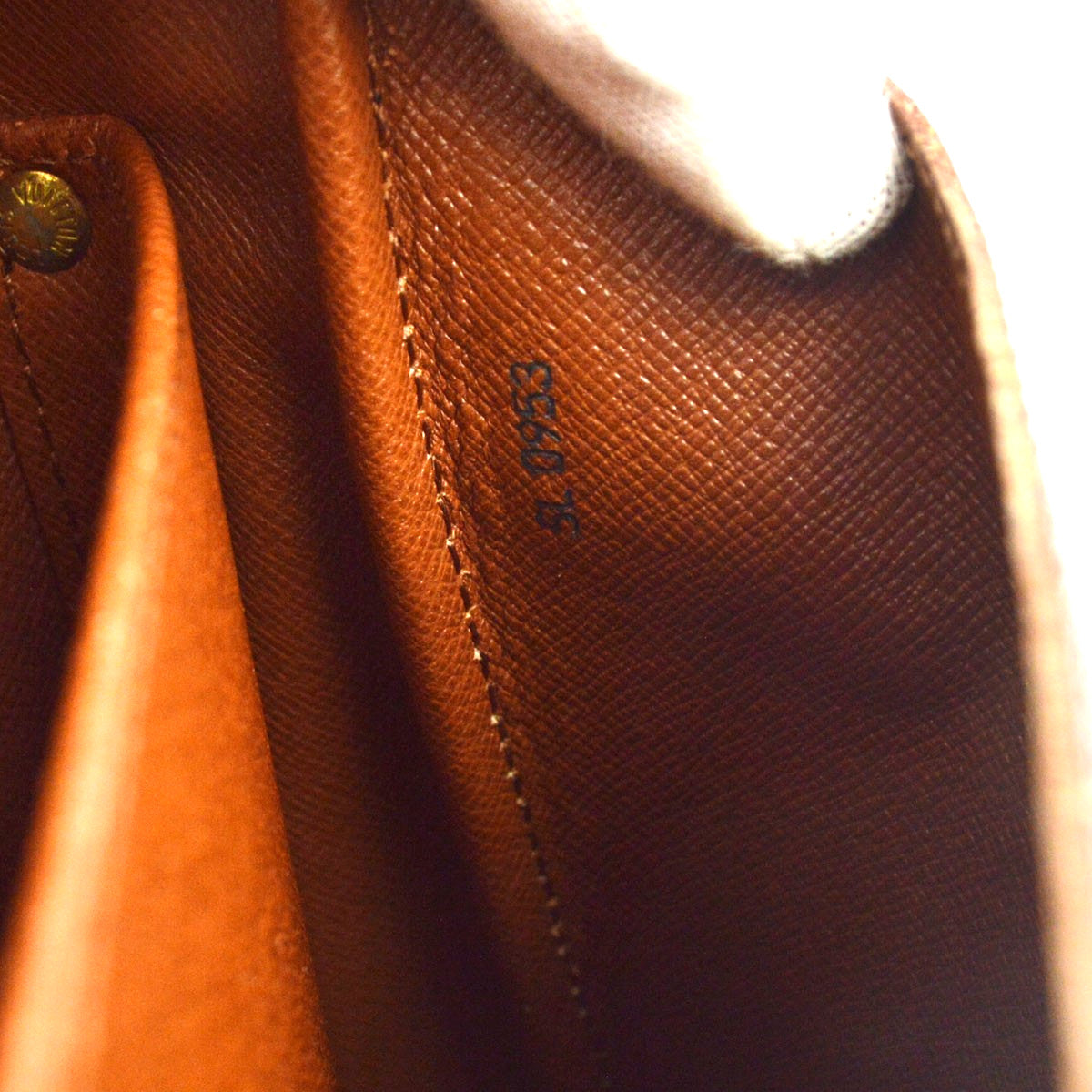 Louis Vuitton Cartouchiere Monogram Canvas, Brown, Canvas, Handbag