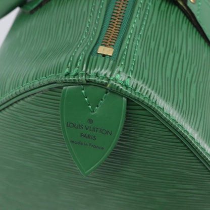 Louis Vuitton Speedy Epi Leather, Green, Leather, Handbag