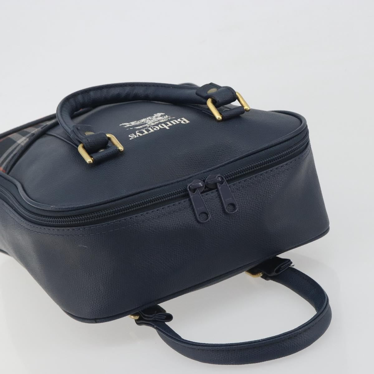 Burberry Nova Check Nova Check Canvas and leather, Navy, Leather, Handbag