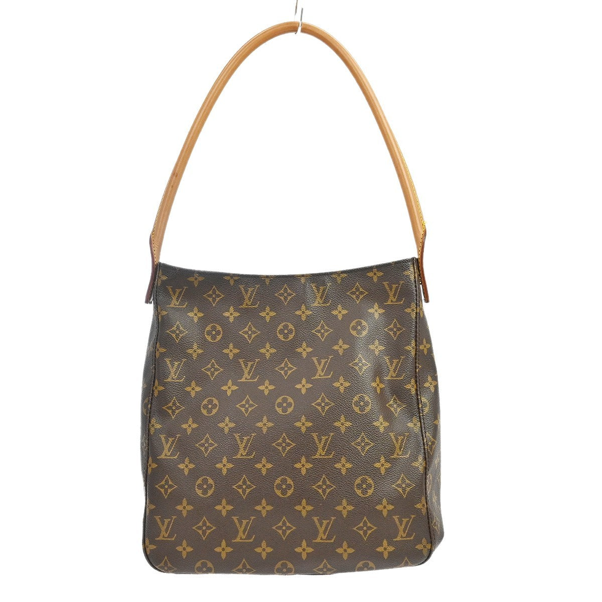 Louis Vuitton Looping Monogram Canvas, Brown, Canvas, Handbag