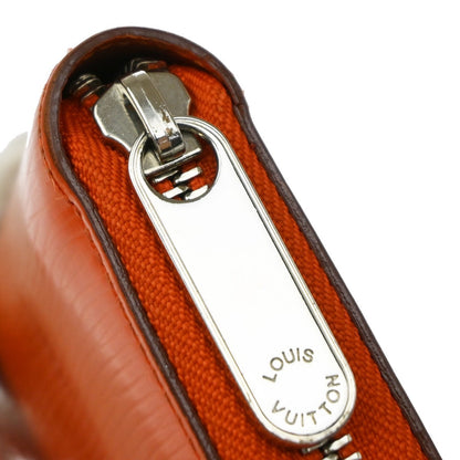 Louis Vuitton Zippy Organizer Epi Leather, Orange, Leather, Wallet