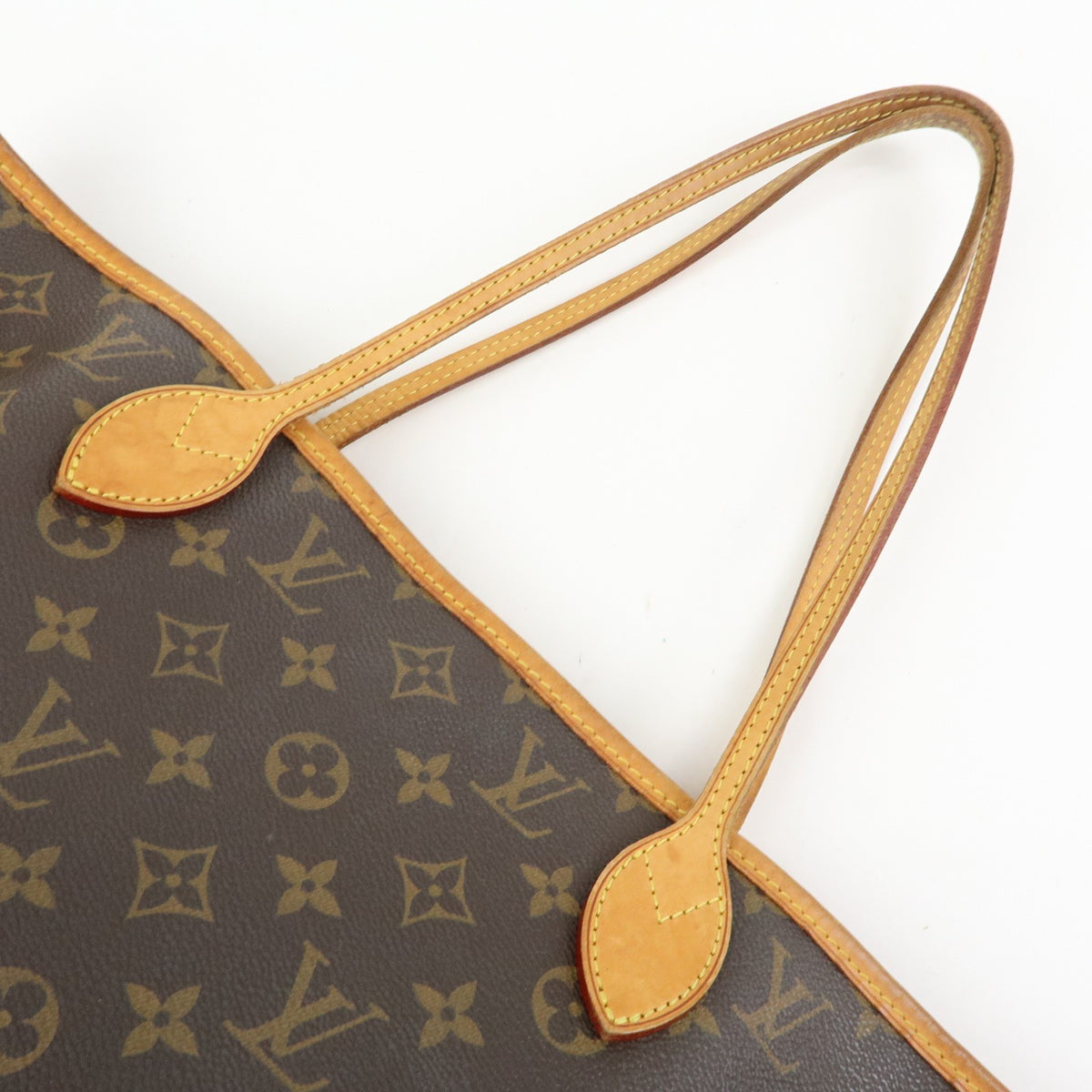 Louis Vuitton Neverfull Monogram Canvas, Brown, Canvas, Tote Bag