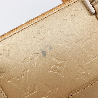 Louis Vuitton Mat Malden Monogram Vernis, Beige, Canvas, Handbag