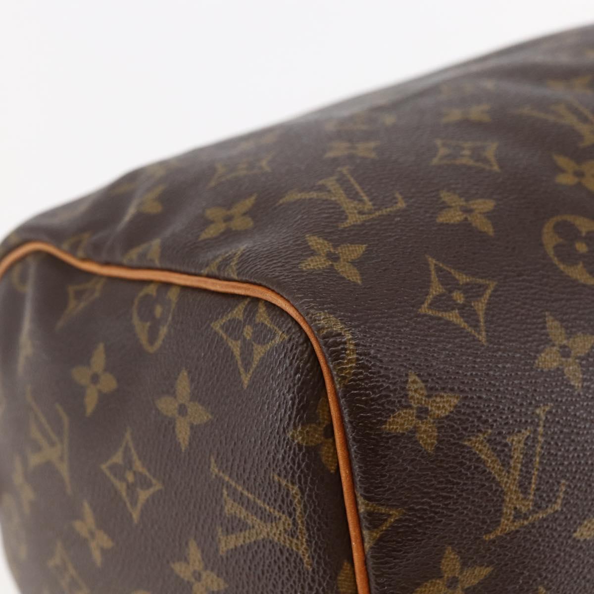 Louis Vuitton Speedy Handbag Monogram Canvas, BROWN, CANVAS, Handbag